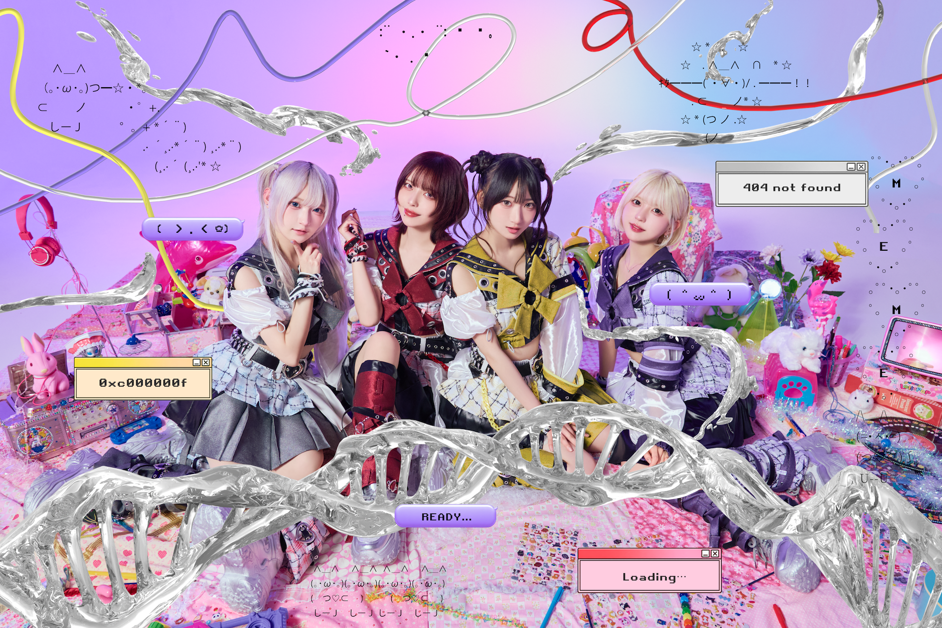 ミームトーキョーの2026年新体制のアーティスト写真