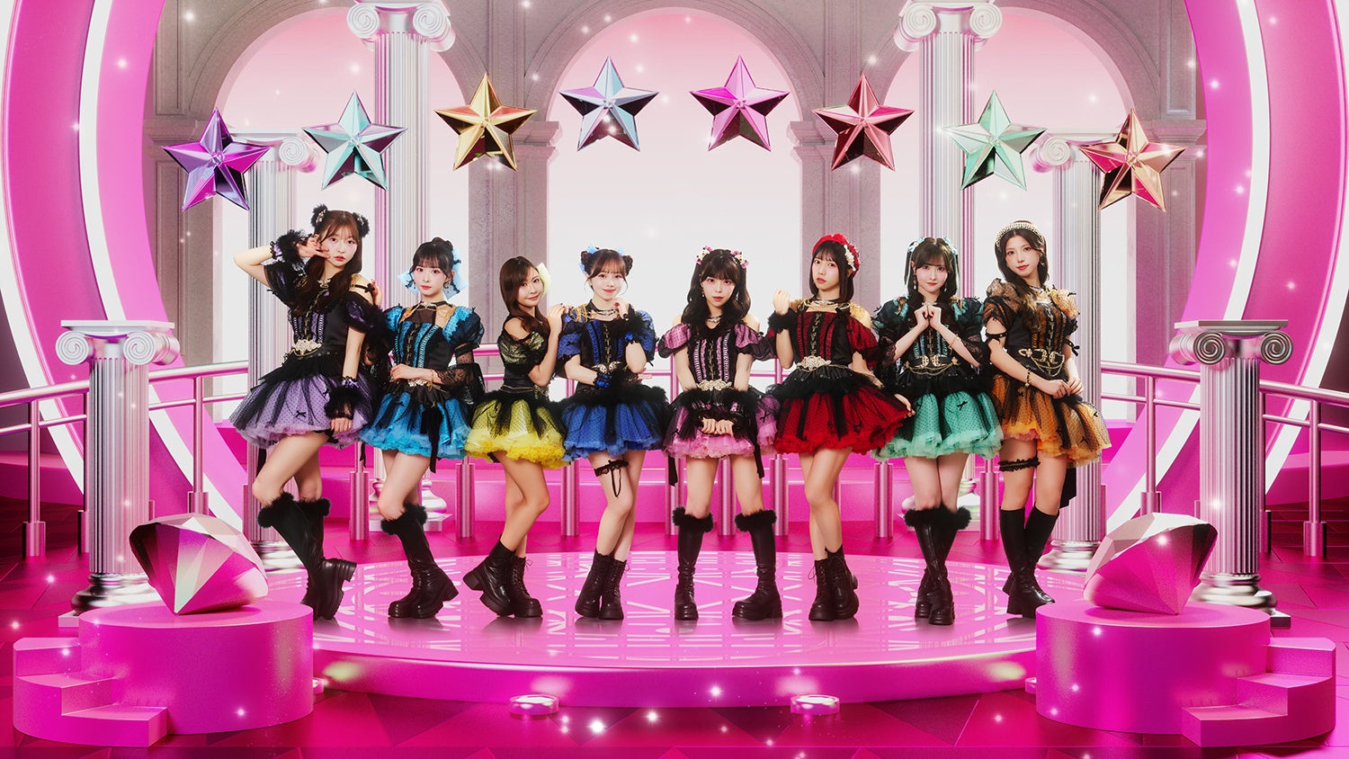 Toi Toi Toiの新曲「終わらないtreasure」配信リリースの告知ビジュアル